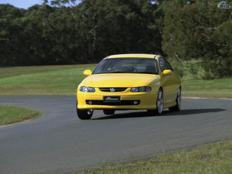 Yellow Monaro Car — Dynamic, Afternoon, Photograph