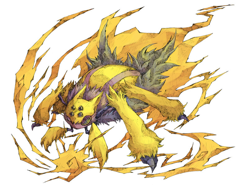 Yellow Monster Creature