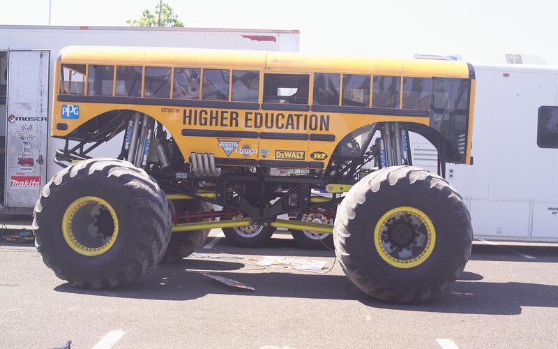 Yellow Monster Truck — Outdoor