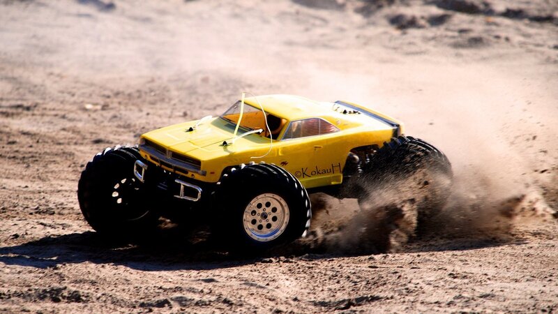 Yellow Monster Truck
