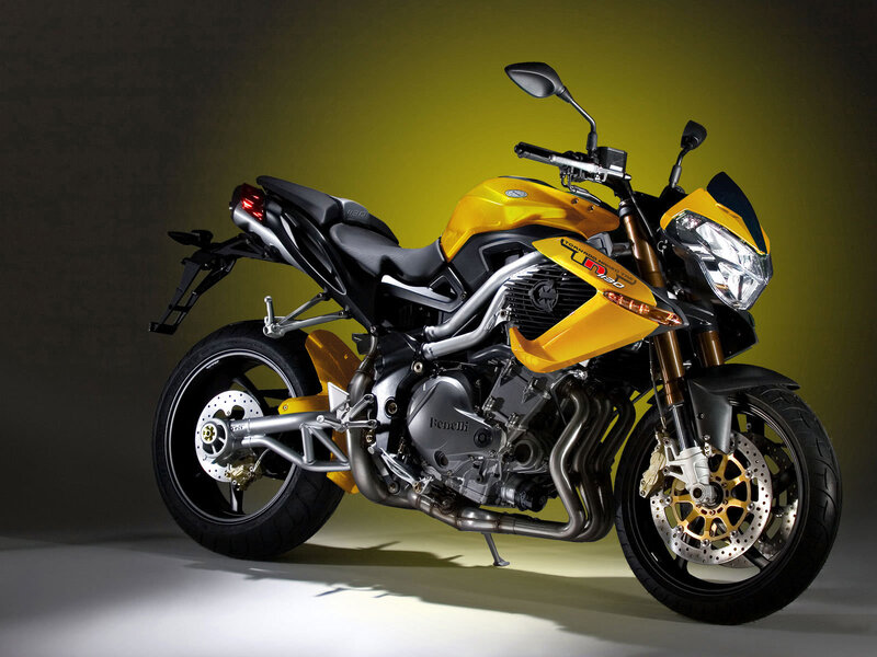 Yellow Motorcycle — Dramatic, Photograph