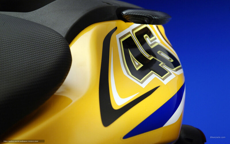 Yellow Motorcycle Fuel Tank