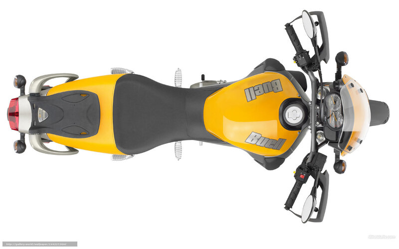 Yellow Motorcycle — Neutral, Photograph