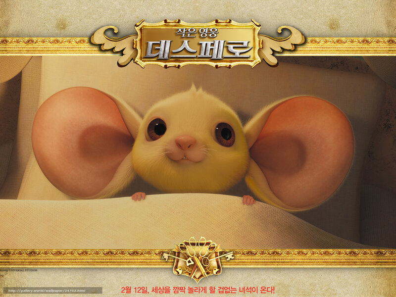 Yellow Mouse Character