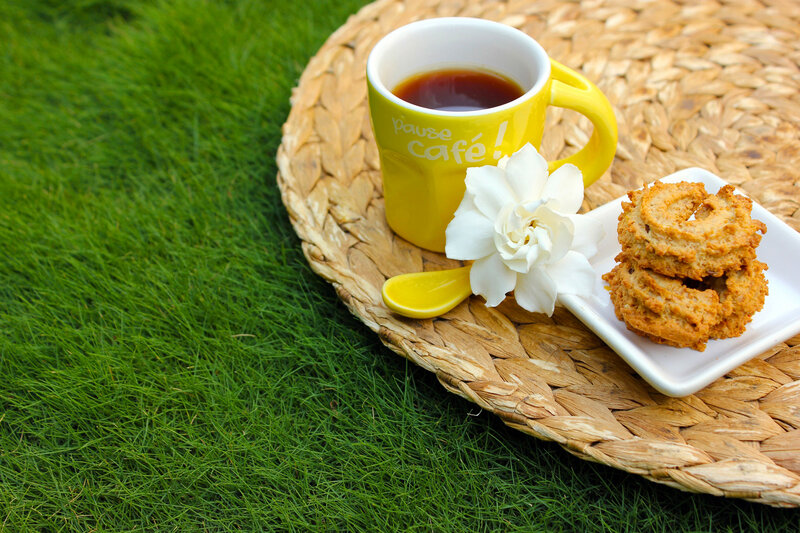 Yellow Mug on Grass