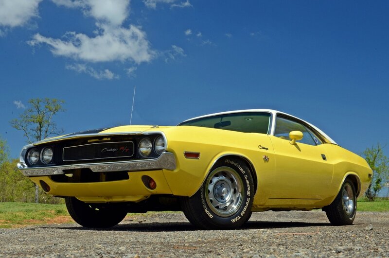 Yellow Muscle Car — Bright