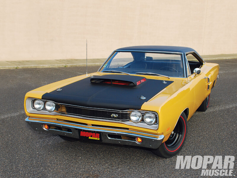 Yellow Muscle Car — Classic