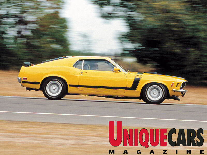 Yellow Muscle Car — Dynamic, Afternoon