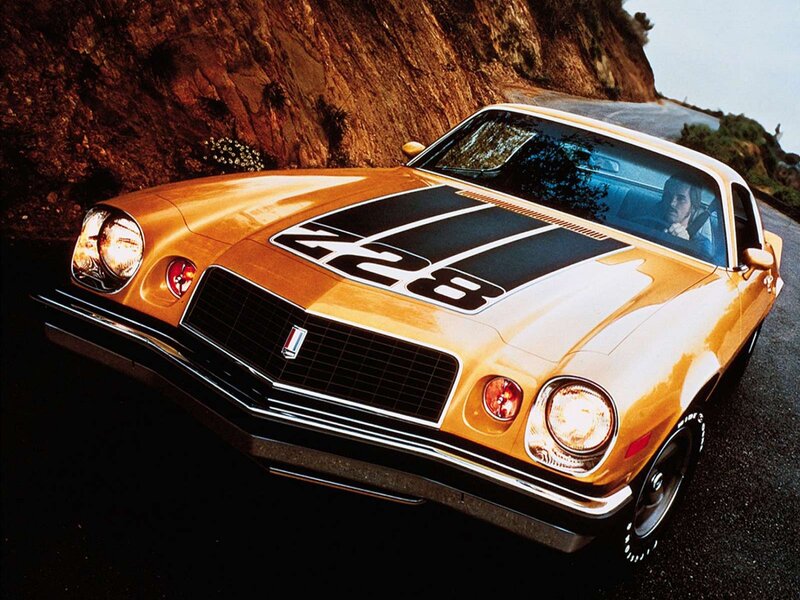 Yellow Muscle Car — Gold