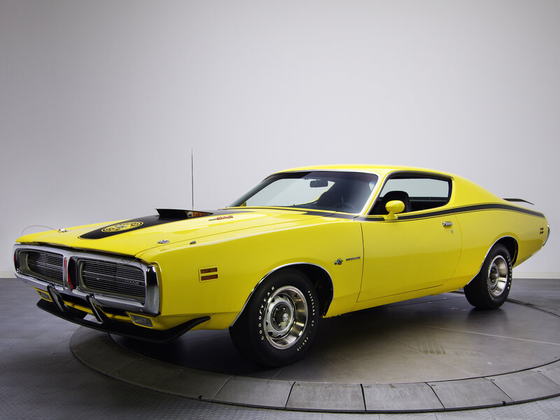 Yellow Muscle Car — Neutral, Photograph