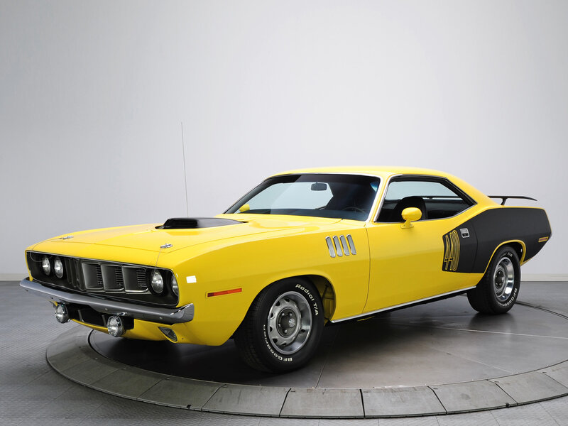 Yellow Muscle Car — Neutral