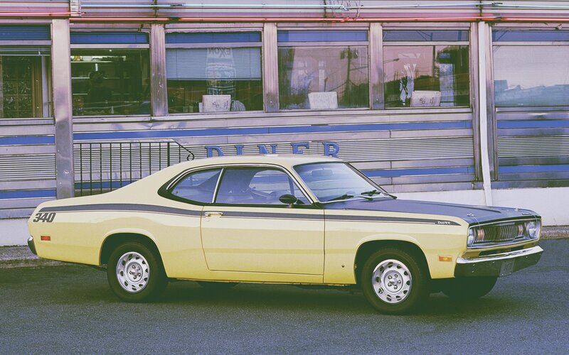 Yellow Muscle Car — Nostalgic