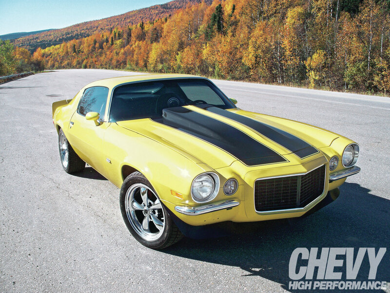 Yellow Muscle Car — Serene, Autumn