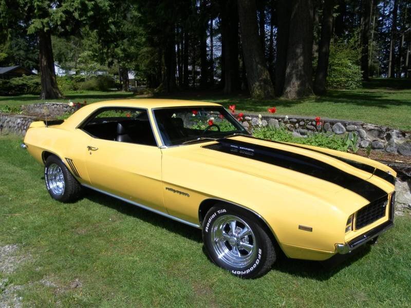 Yellow Muscle Car — Serene