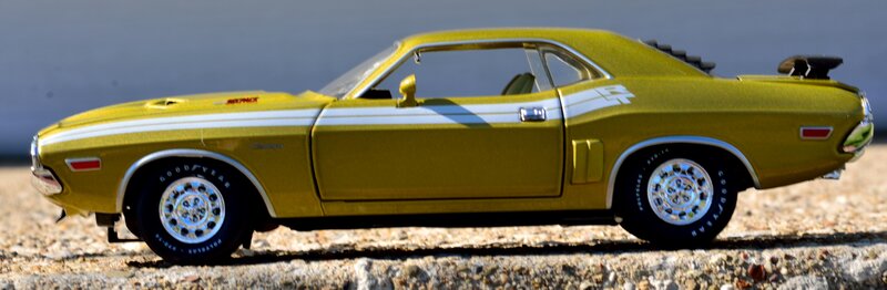 Yellow Muscle Car — Static, Afternoon, Photograph