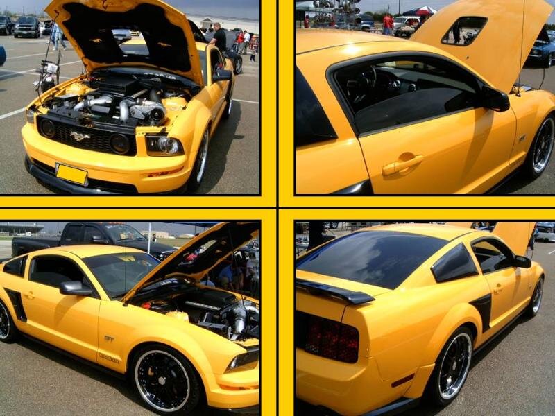 Yellow Mustang Car — Neutral