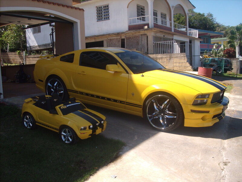 Yellow Mustang Cars