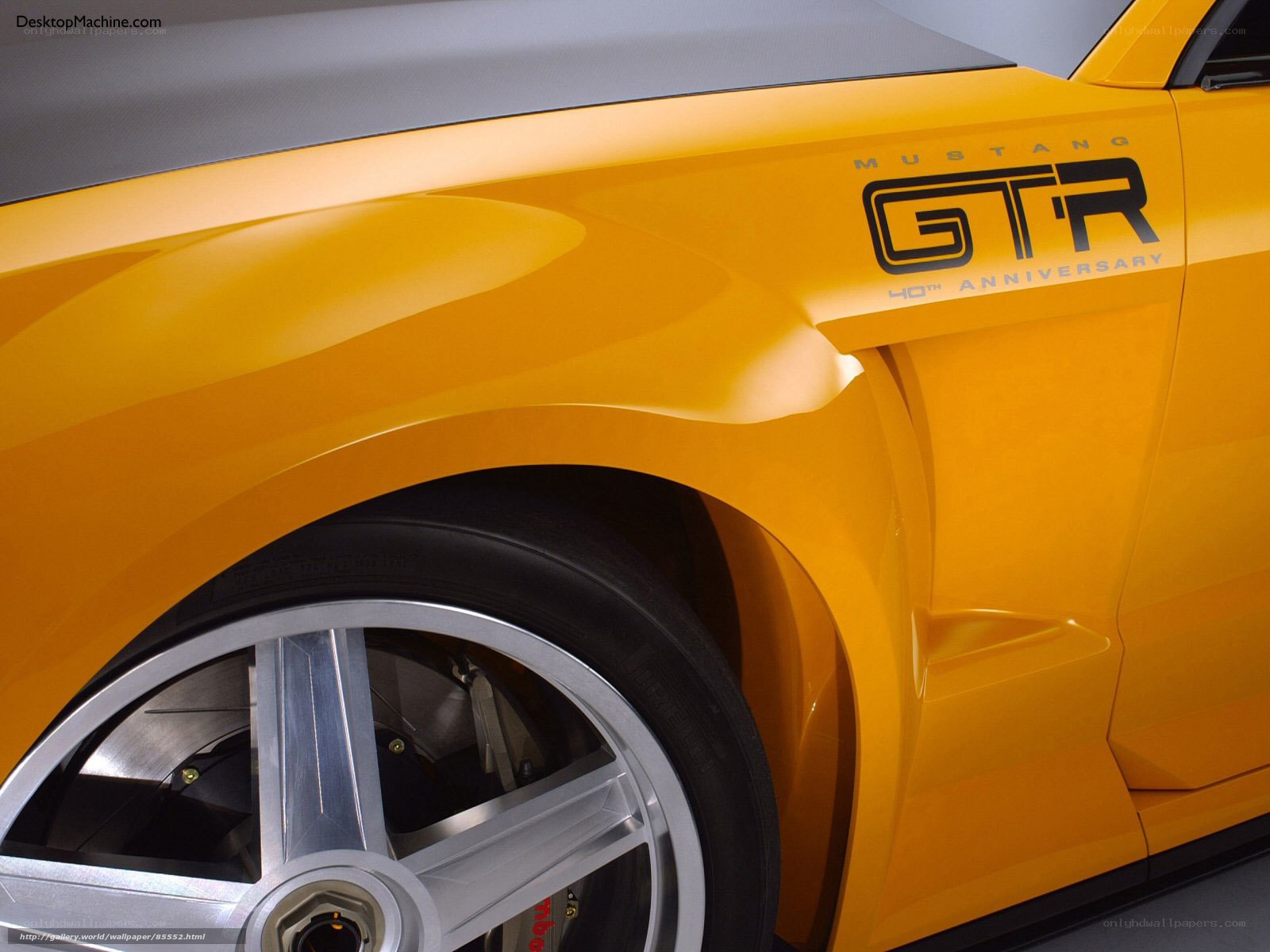 Yellow Mustang GTR 40th Anniversary