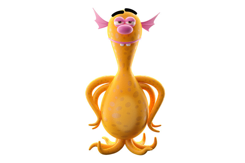 Yellow Octopus-like Creature