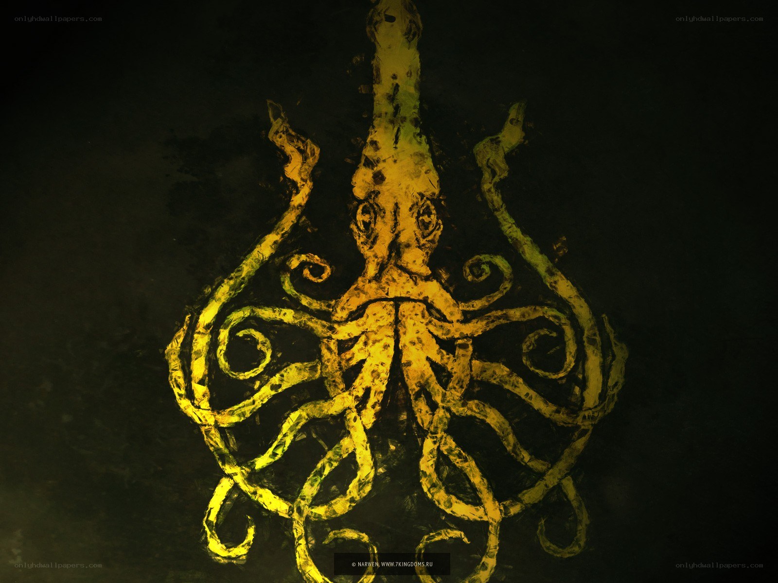 yellow octopus symbol