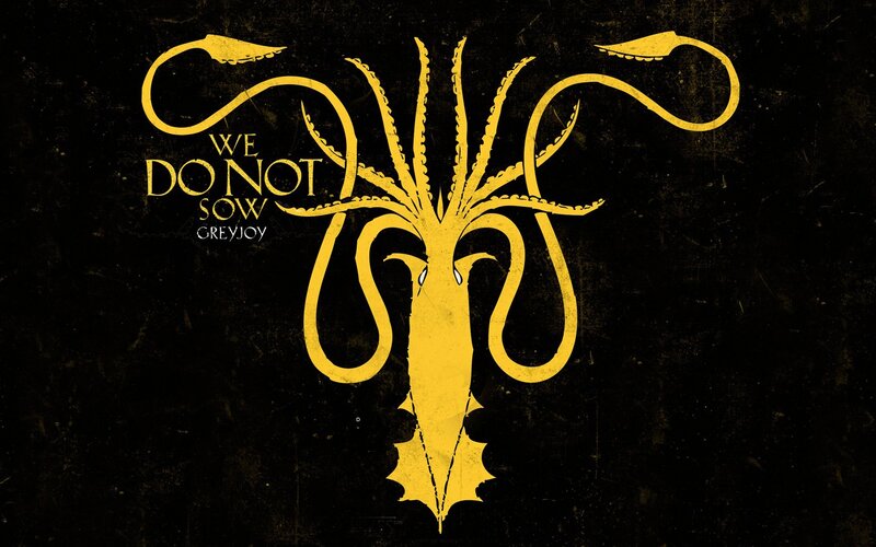 Yellow Octopus Symbol — Black