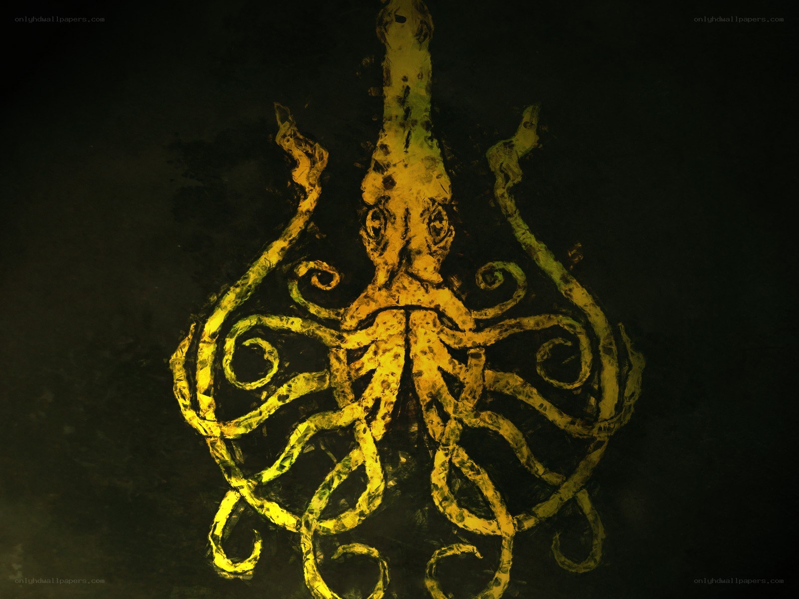 yellow octopus symbol