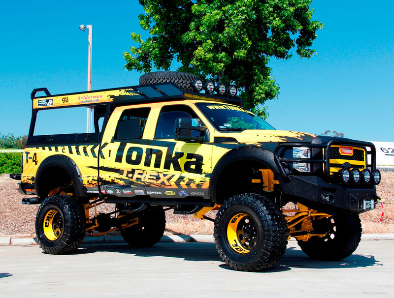 Yellow Off-road Truck — Outdoor
