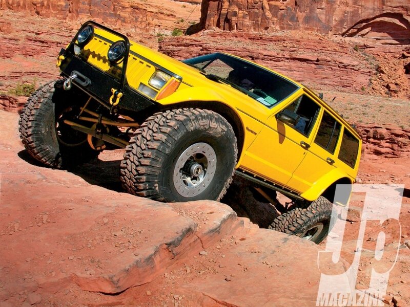 Yellow Off-road Vehicle — Dramatic, Afternoon