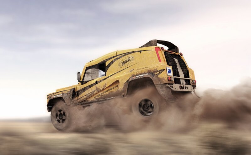 Yellow Off-road Vehicle — Dynamic, 3d Render