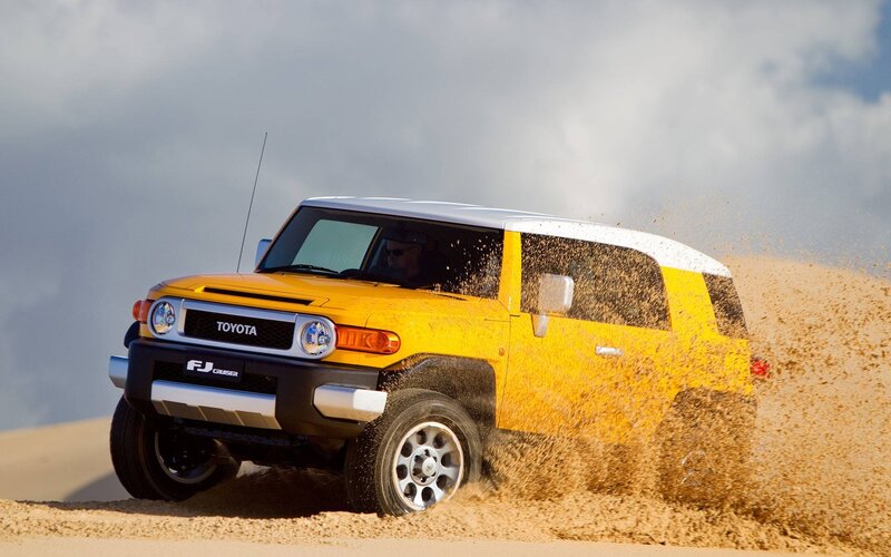 Yellow Off-road Vehicle — Dynamic