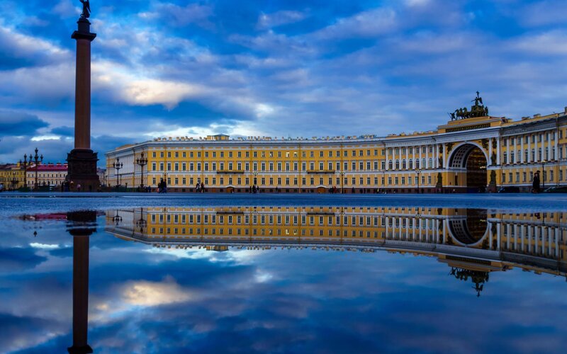 Yellow Palace and Column