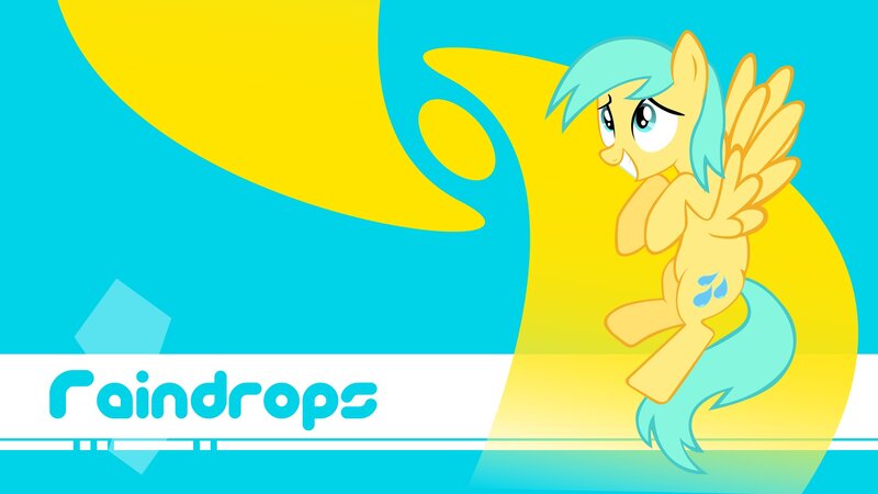 Yellow Pegasus Pony — Blue
