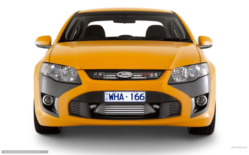 yellow performance car front view