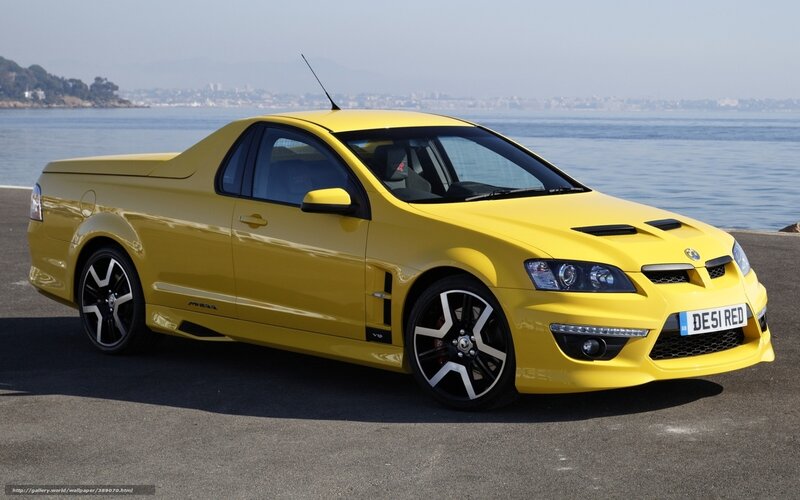 yellow performance pickup truck