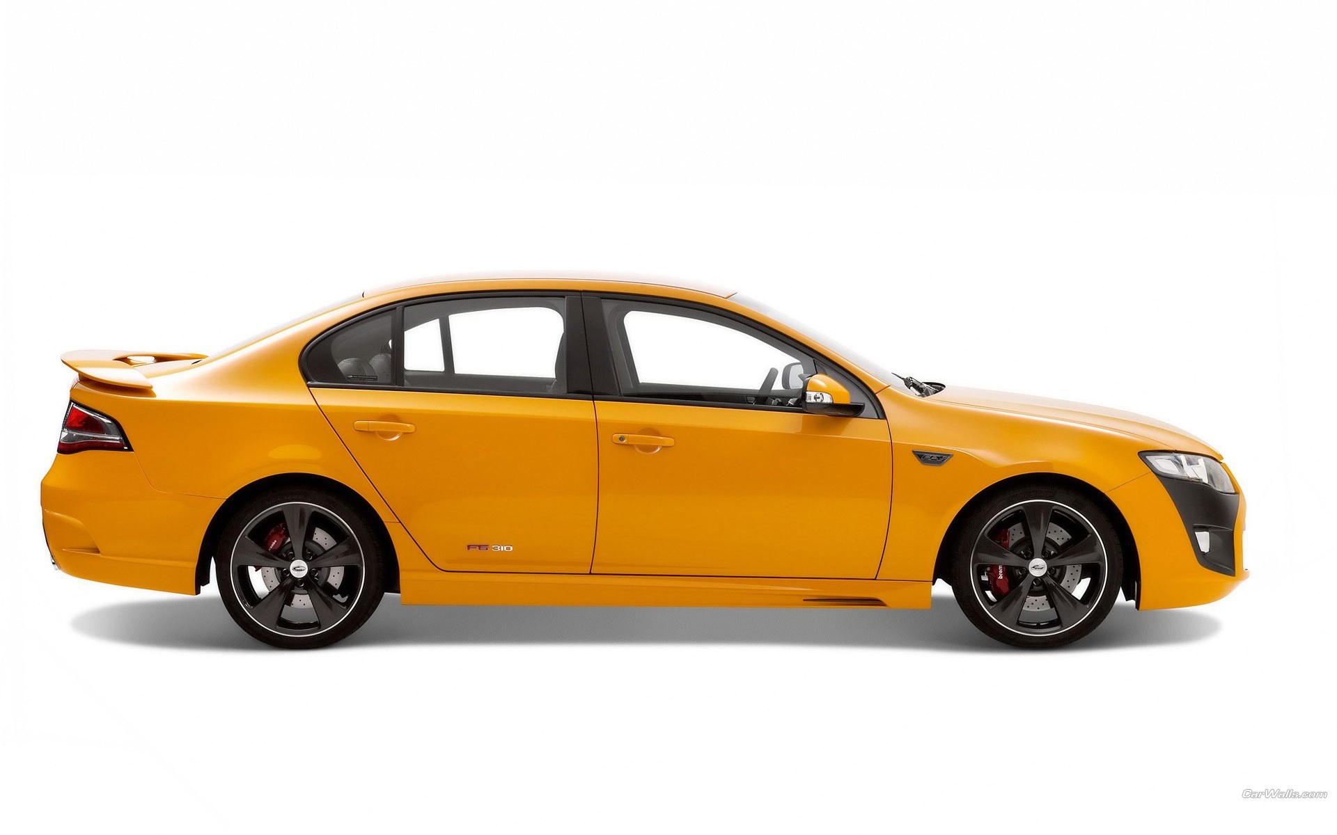 yellow performance sedan