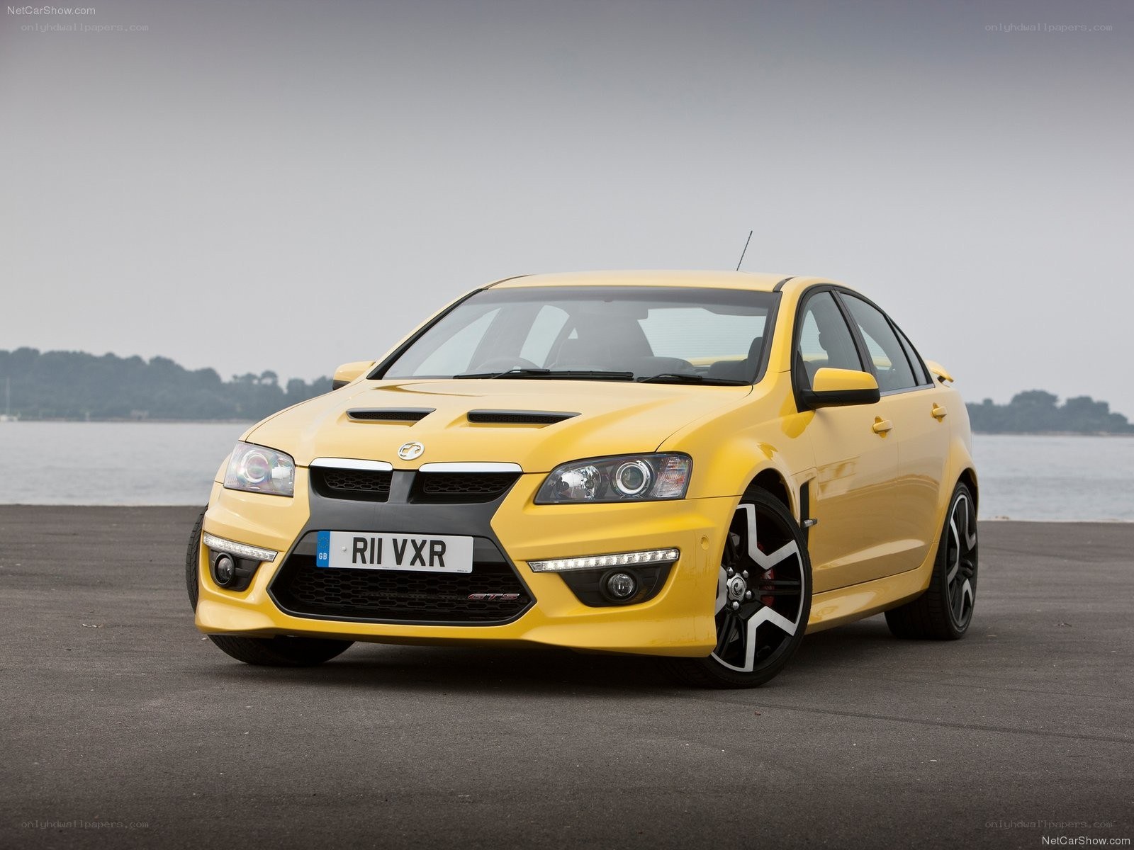 yellow performance sedan