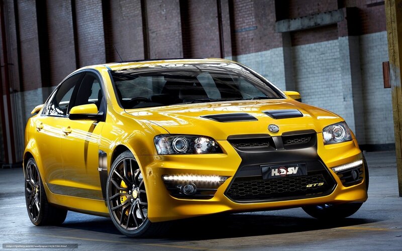 Yellow Performance Sedan — Dramatic, Photograph, Car