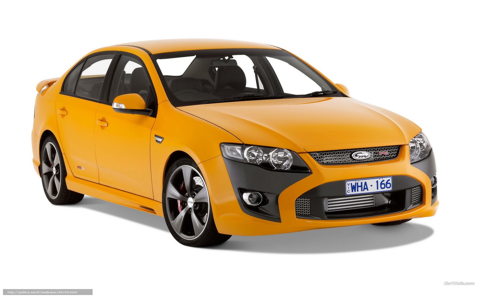 yellow performance sedan