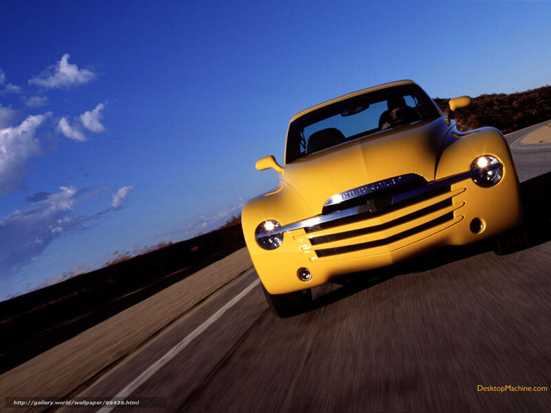Yellow Pickup Truck — Dynamic