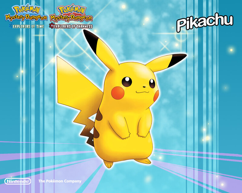 Yellow Pikachu Character