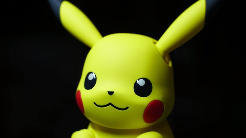 Yellow Pikachu Figurine