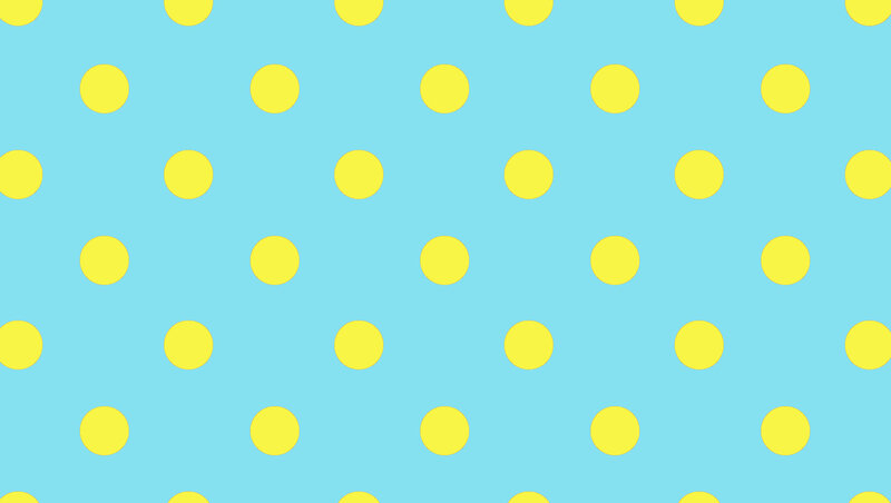 yellow polka dots on blue