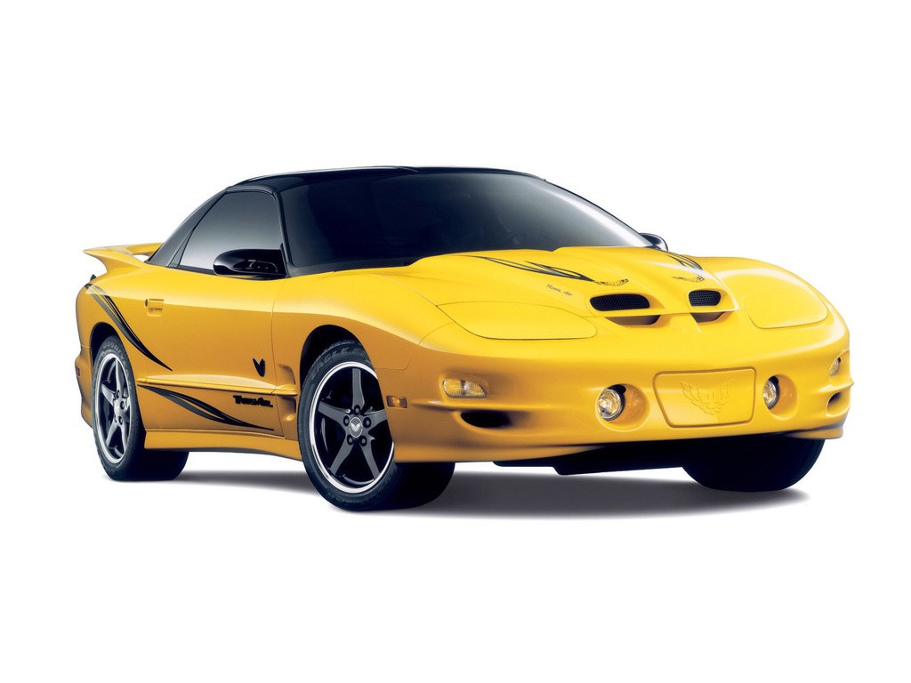 yellow pontiac firebird