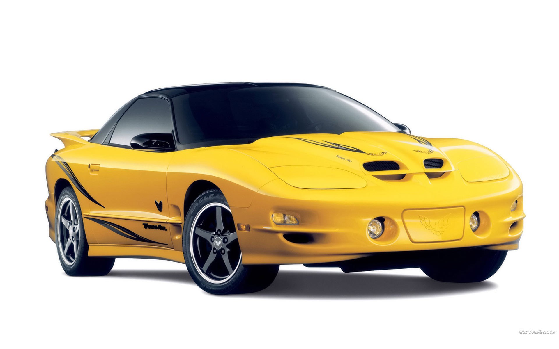 yellow pontiac firebird
