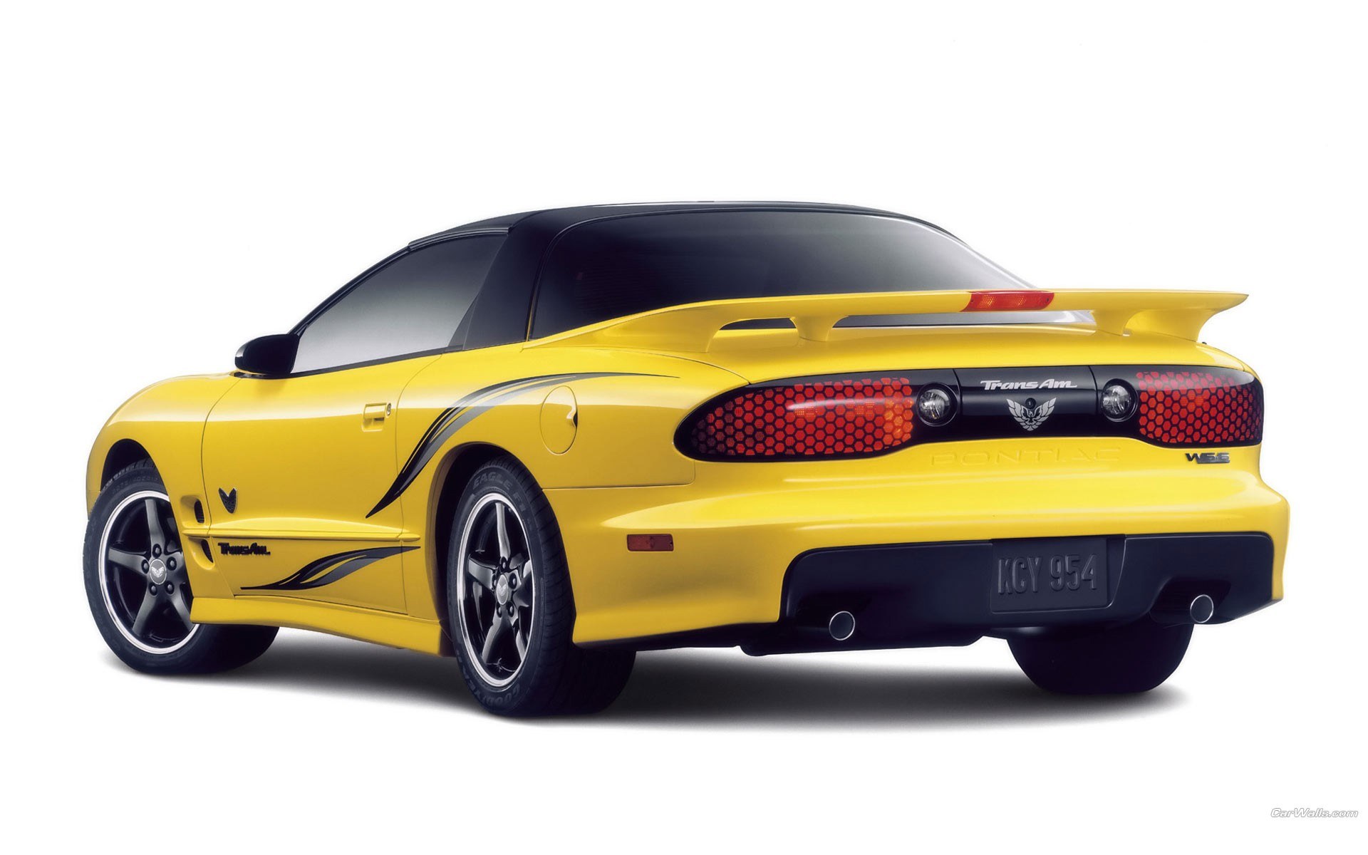 Yellow Pontiac Trans Am