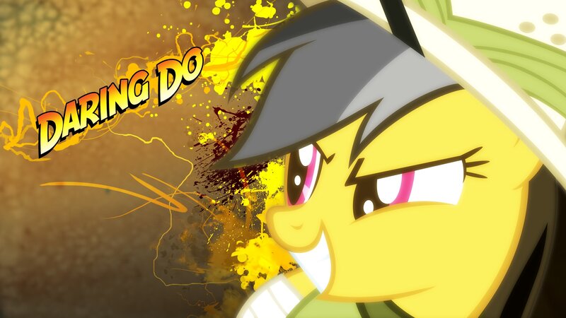 Yellow Pony with Gray Hair