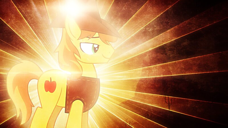 Yellow Pony with Hat