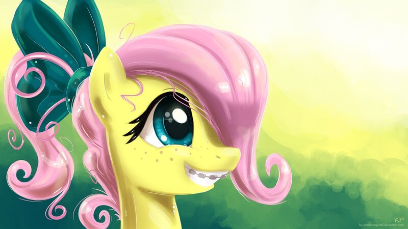 Yellow Pony with Pink Hair — Cheerful, Afternoon