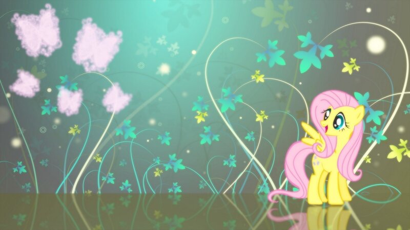 Yellow Pony with Pink Hair — Dreamy, Night