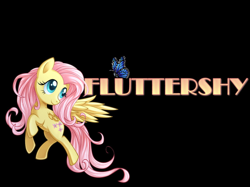 Yellow Pony with Pink Mane — Black, Calm